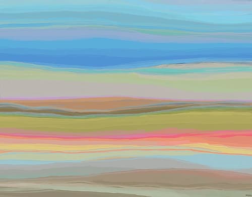 Contours VIII Beach Print